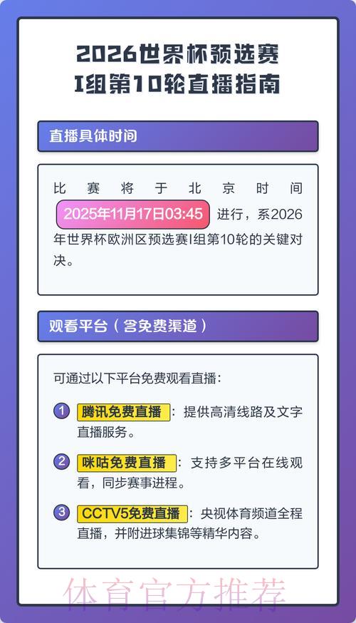 2026年世界杯赛事直播平台精选推荐