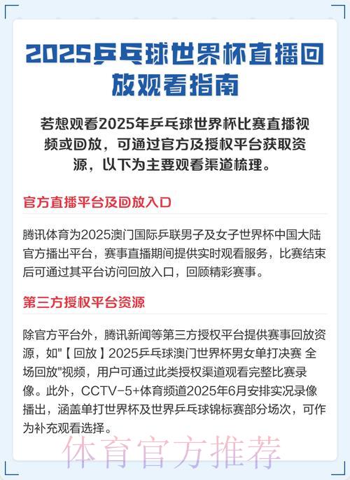 世界杯赛事直播收看全攻略:频道指南一览 世界杯赛事直播收看全攻略:频道指南一览